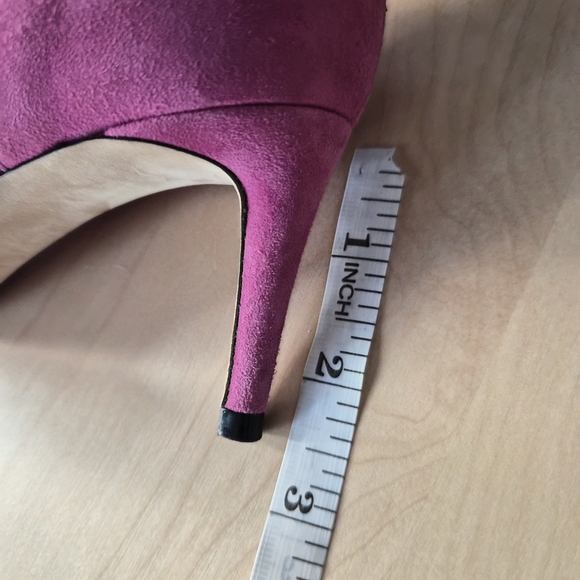 Jimmy Choo Pink Suede Ankle Strap Heels | Size EU 35.5 | Pointed Toe Pumps - Picture 13 of 13